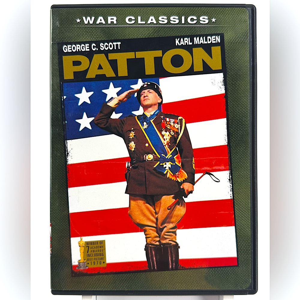 Patton on DVD. Starring George C. Scott